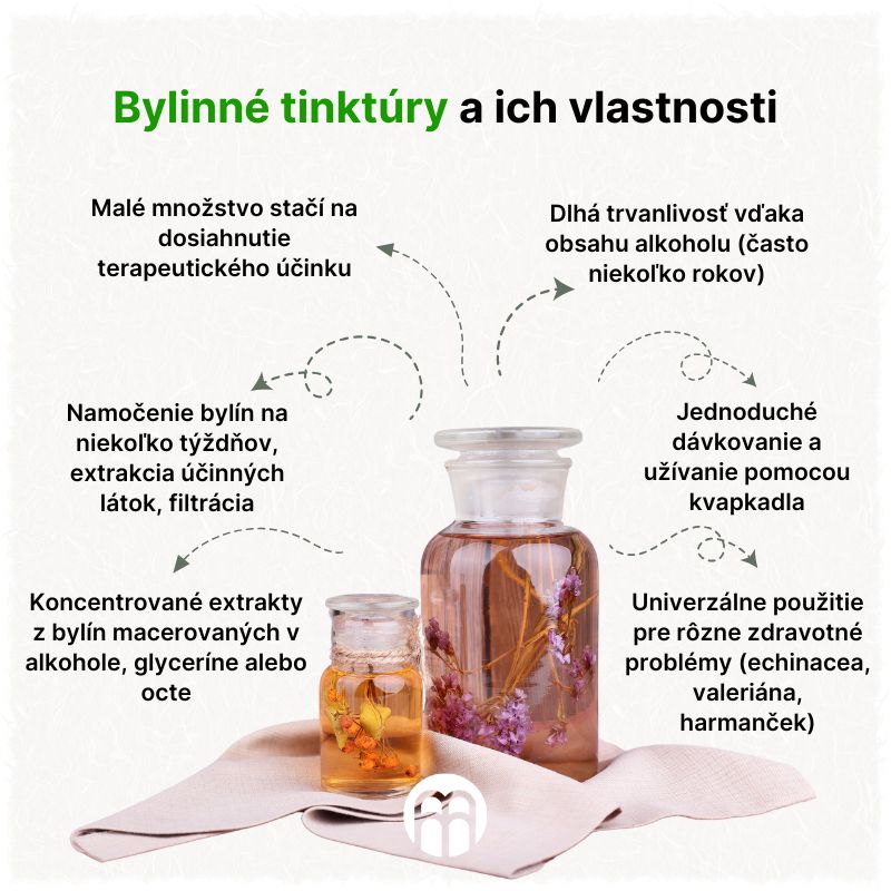 (Slovenčina) Bylinné tinktury a jejich vlastnosti